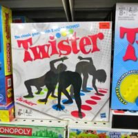 Twister game display for sale at Toys R Us