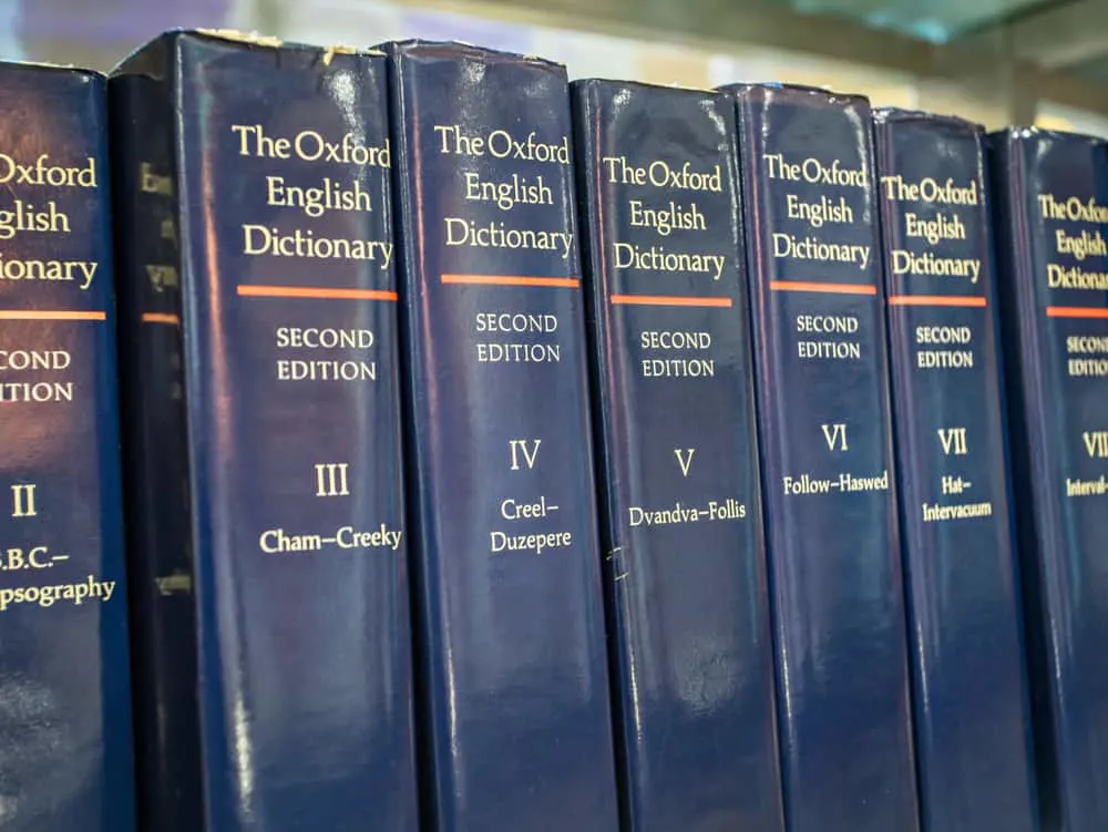 Oxford dictionary in Indonesia National Library