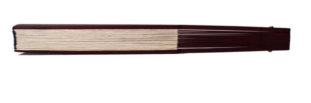 Closed Folding Wood Fan