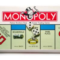 View of Monopoly board game