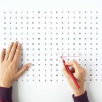 Word Search Puzzle concept