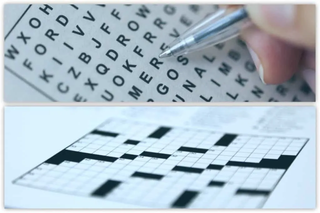 Word Search vs Crossword