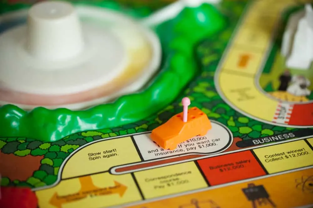 The Game of Life (Board Game) - spinning wheel