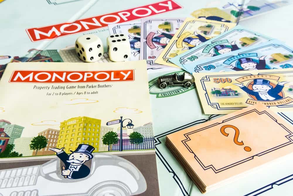 Monopoly Property Trading board game from Parker Brothers, first introduced to America in 1935