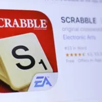 Scrabble app in the app store