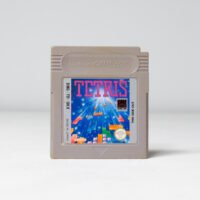 A nintendo gameboy original tetris video games cartridge