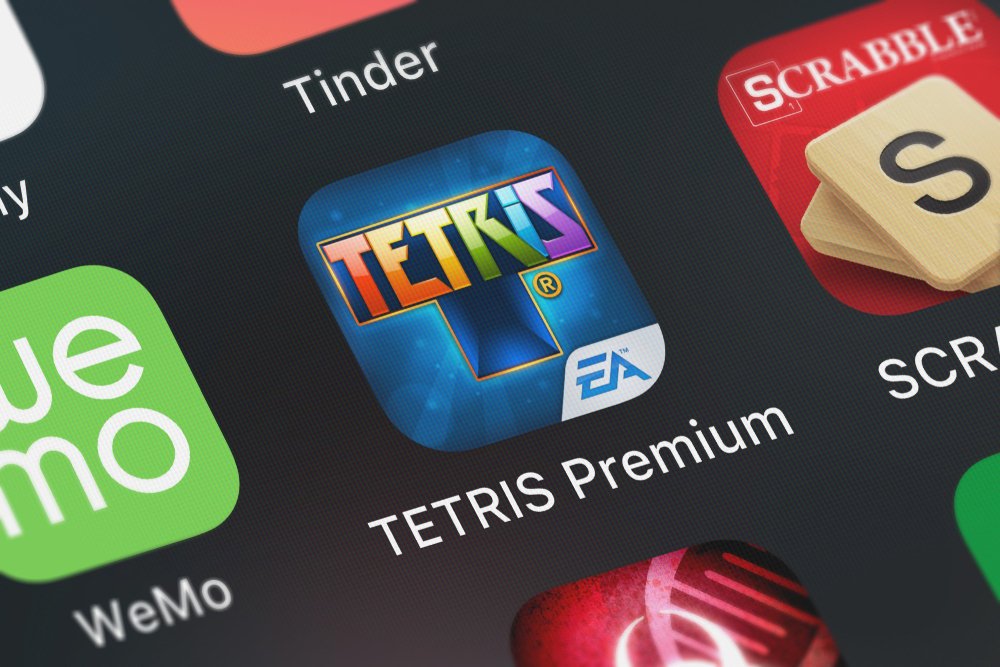 TETRIS® Premium icon from Electronic Arts on an iPhone