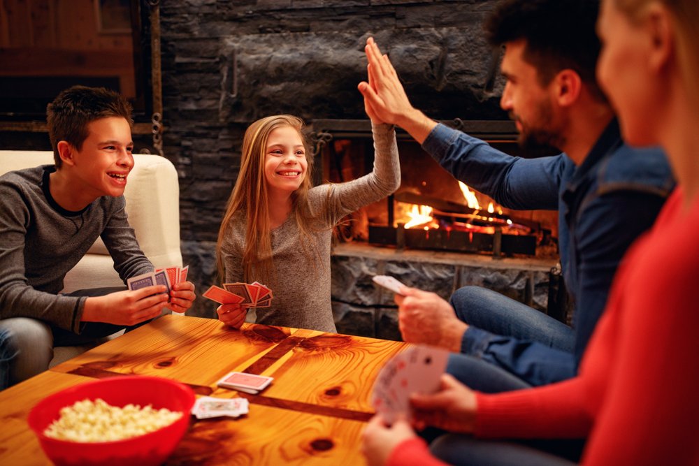 girl won in the card game