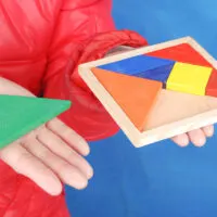 Chinese puzzle in hand