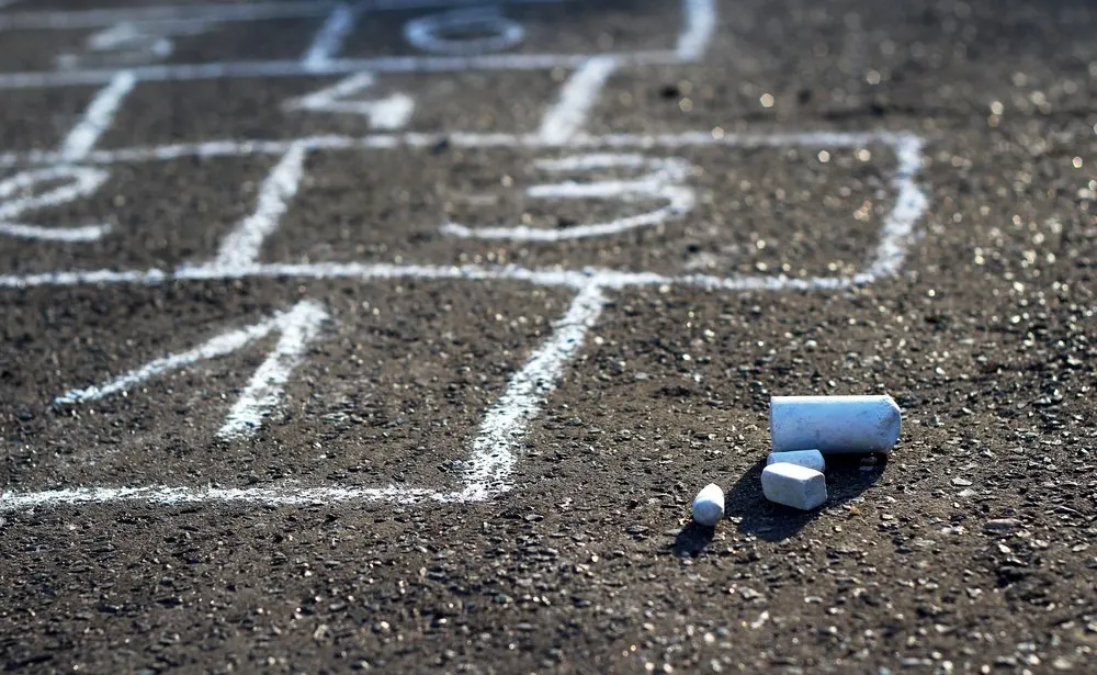 Hopscotch - popular street game