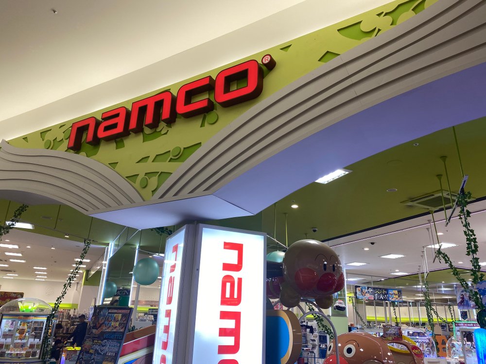 Japanese game center namco