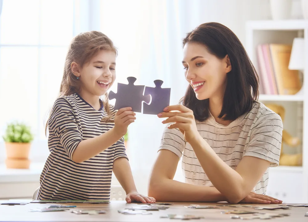 Why are puzzles such an excellent gift for children?