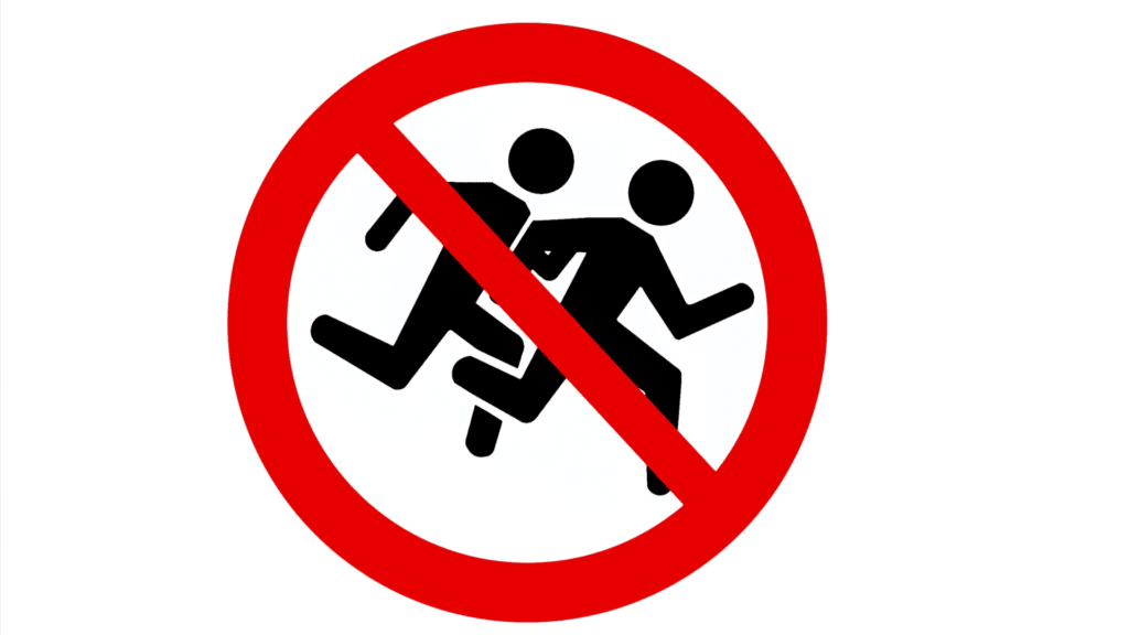 prohibition and safety sign